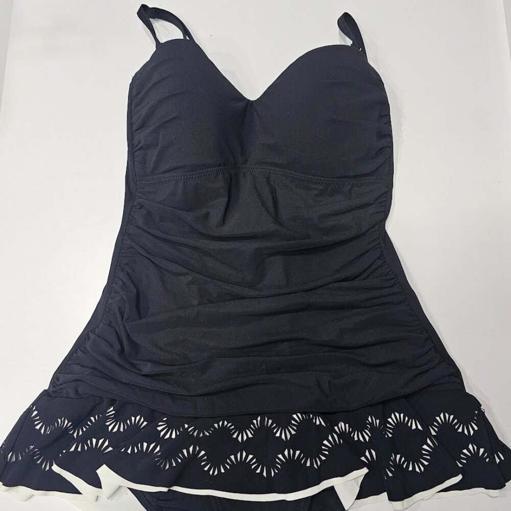 Profile By Gottex Tutti Frutti Bandeau Swimdress NWOT - Picture 5 of 11